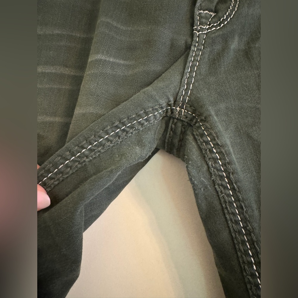 Rock Revival Slim Jeans in Dark Olive Green - Picture 3 of 9